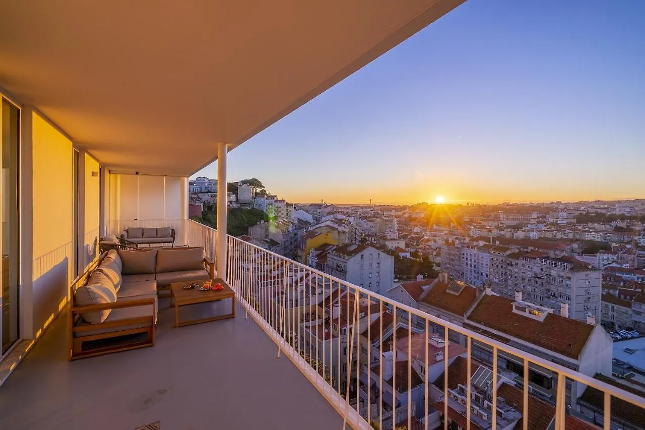 Whome Lisbon Skyline Penthouse Luxury Living View, Ac & Elevator דירה