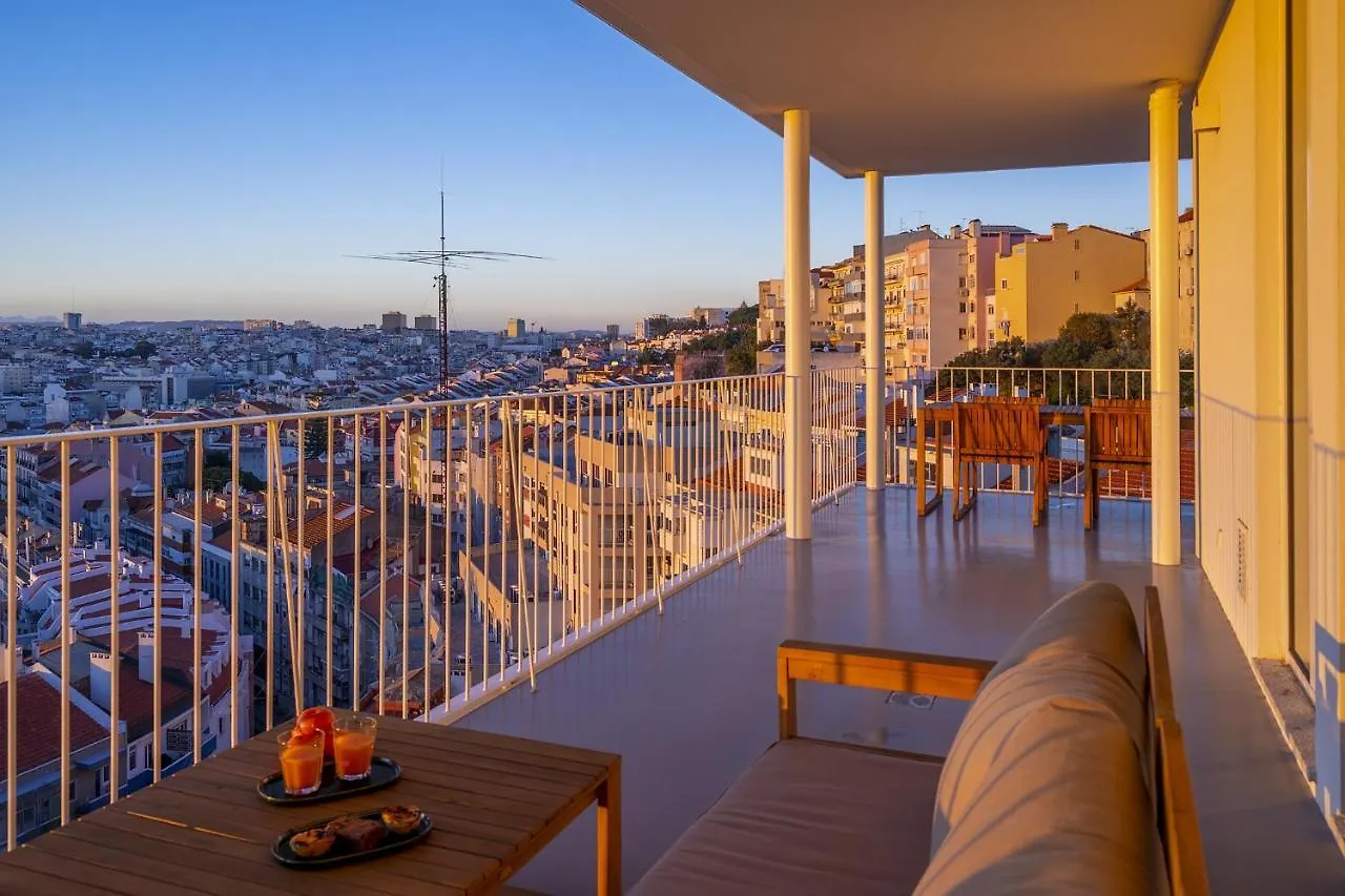Whome Lisbon Skyline Penthouse Luxury Living View, Ac & Elevator 0*,  Portugal