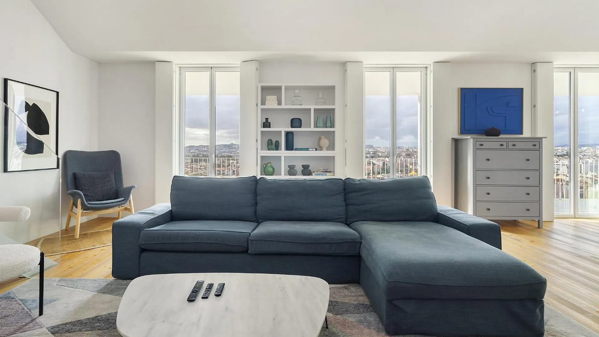 Lägenhet Whome Lisbon Skyline Penthouse Luxury Living View, Ac & Elevator